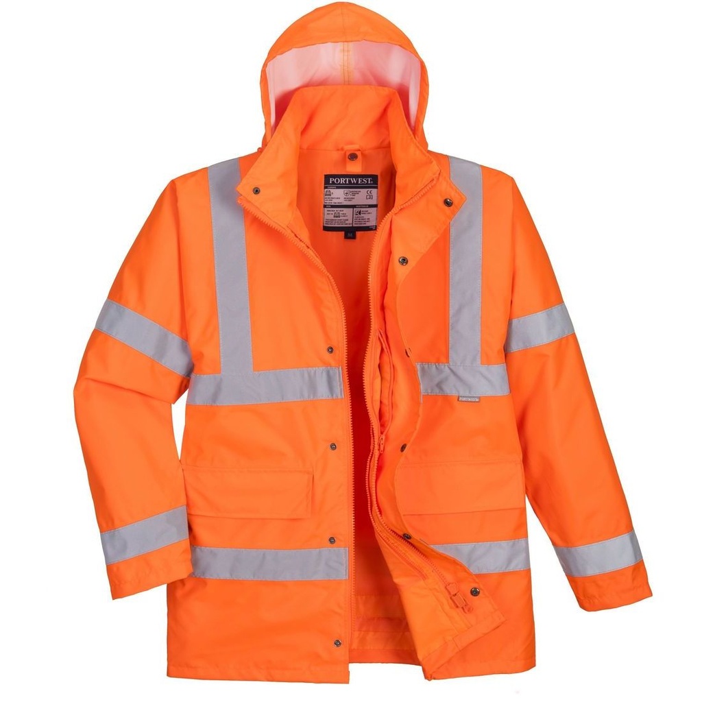 S468 4-in-1 Hi-Vis Traffic Jacket