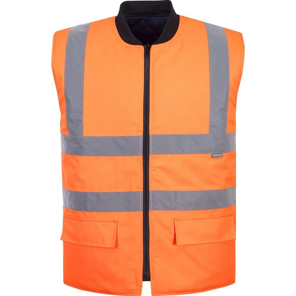 S469 Hi-Vis Reversible Bodywarmer