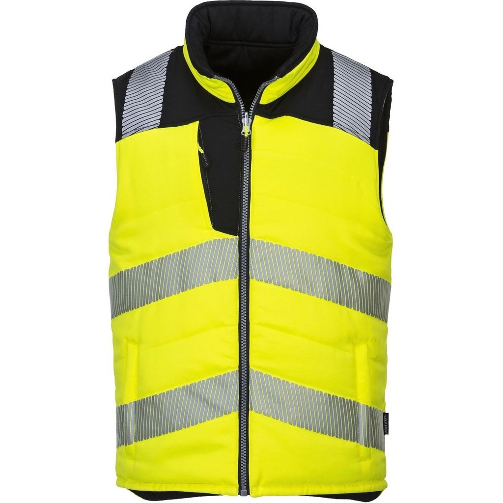 PW374 PW3 Hi-Vis Reversible Bodywarmer