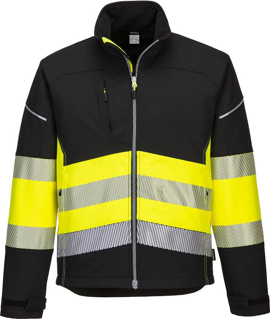 PW375 PW3 Hi-Vis Class 1 Softshell Jacket (3L)