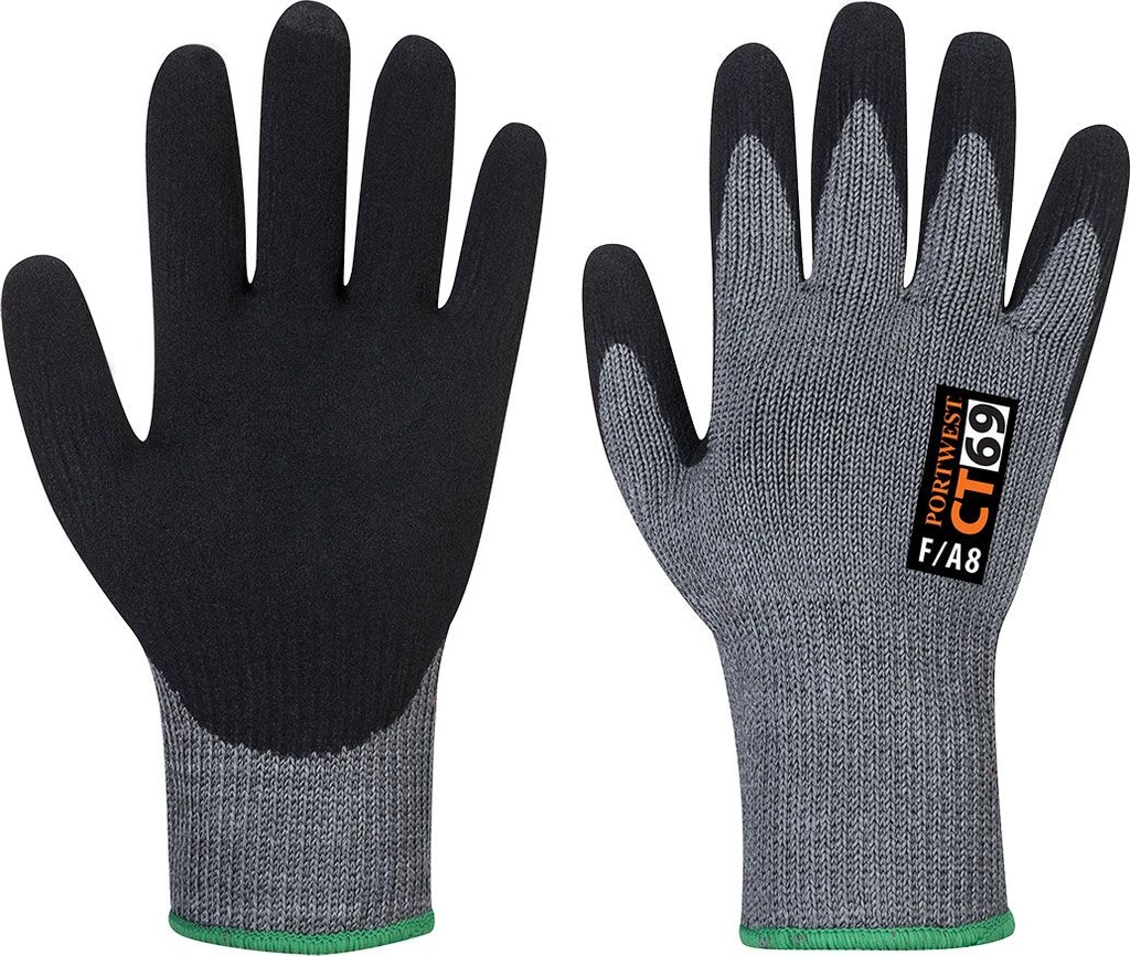 CT69 CT AHR7 Nitrile Foam Cut Glove, Cut (F)
