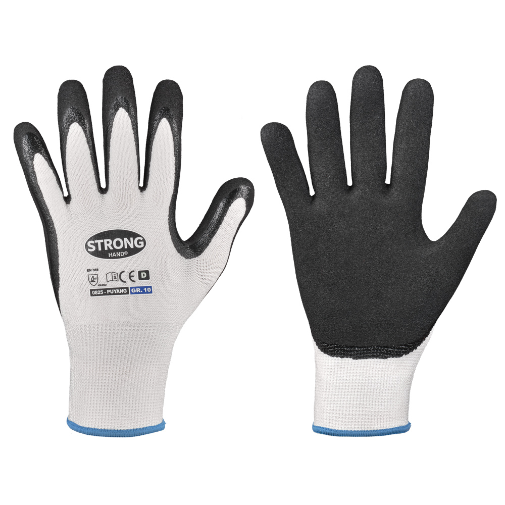 PUYANG Cut Resistant Micro Nitrile Foam Sandy Glove, Cut (D)