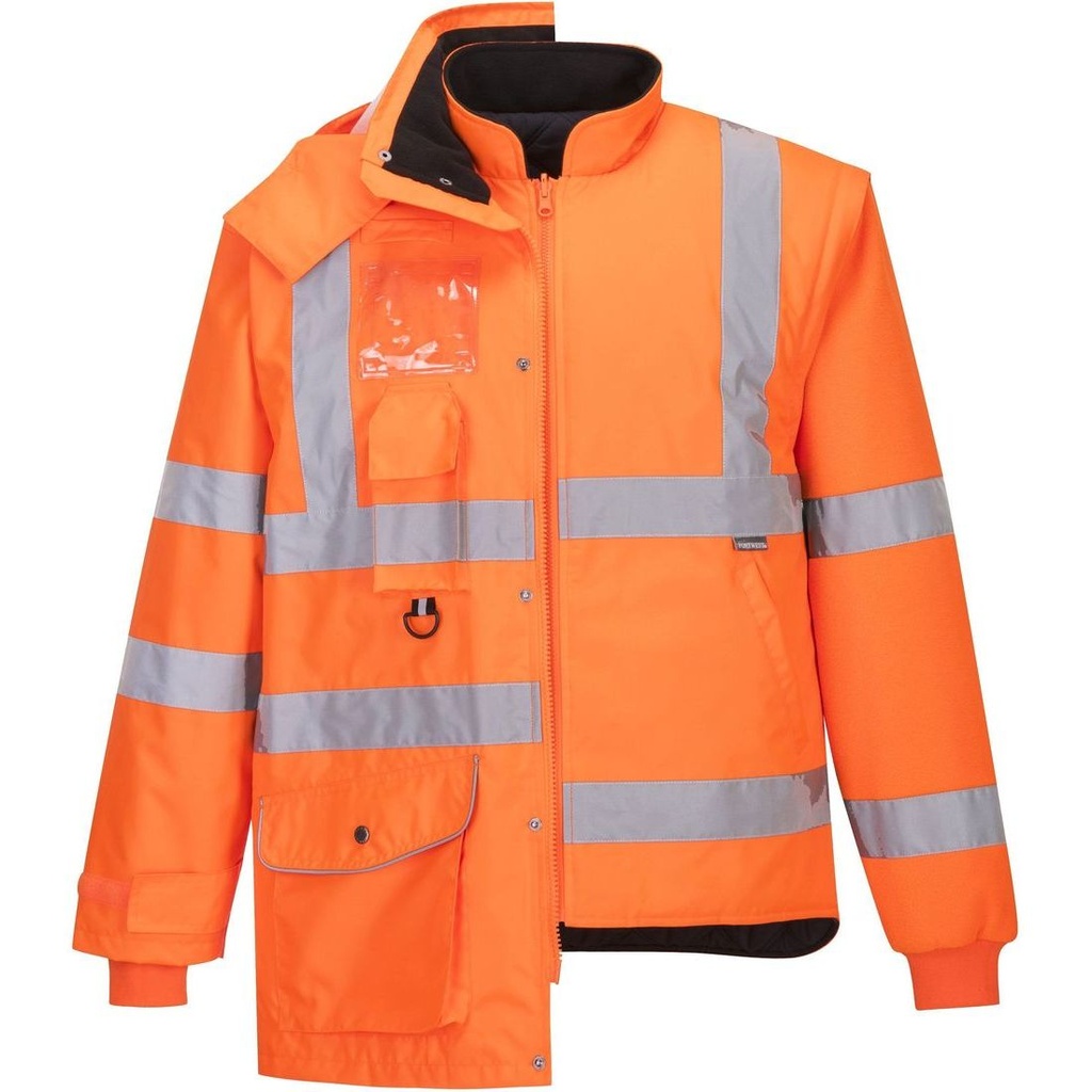 RT27 Hi-Vis αναπνεύσιμο -σε- μπουφάν κυκλοφορίας
