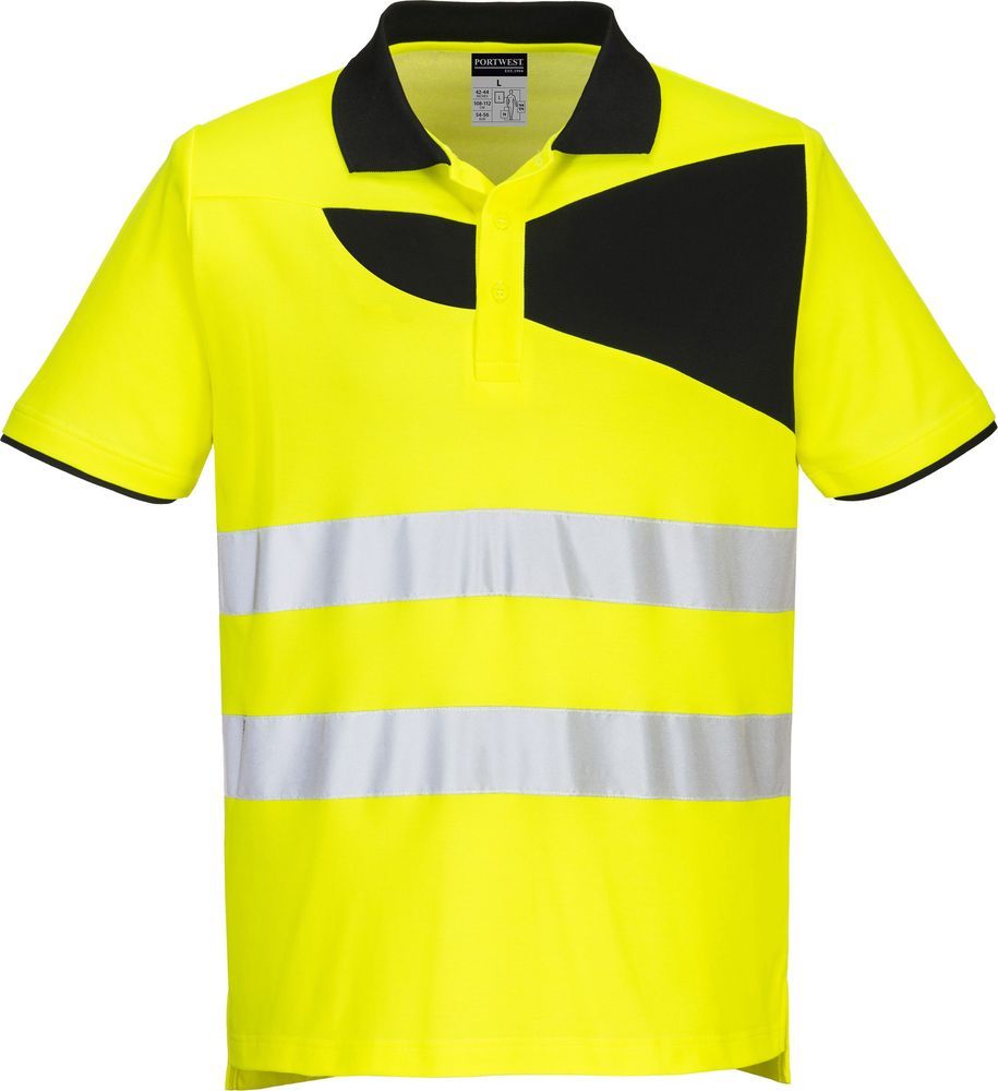PW212 PW2 Hi-Vis Cotton Comfort Polo Shirt S/S