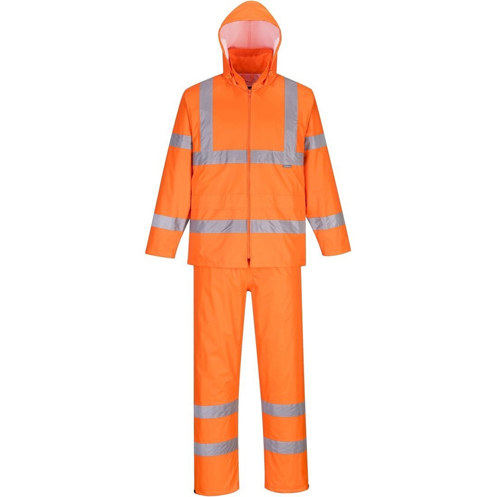 H448 Hi-Vis Packaway Rainsuit