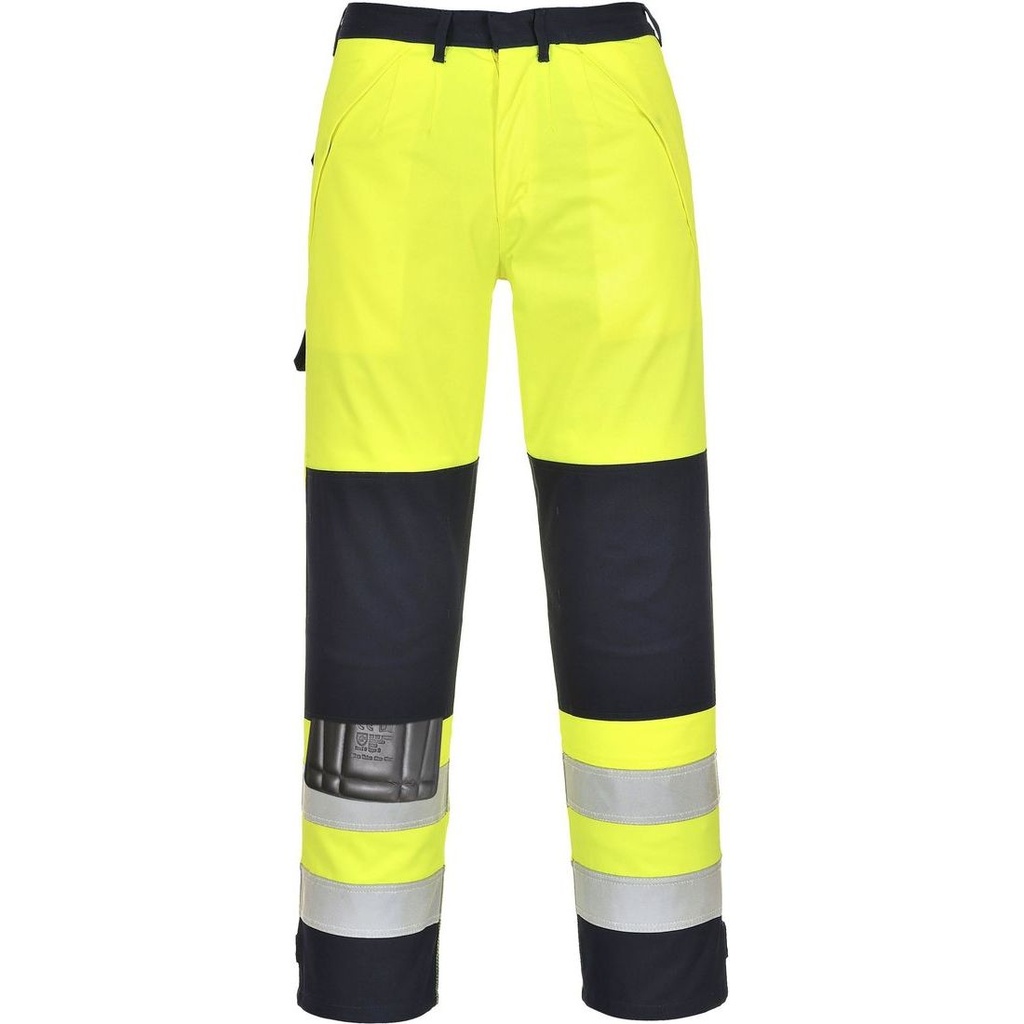 FR62 Bizflame Hi-Vis Multi-Norm Ανακλαστικό Βραδυφλεγής Αντιστατική Arc Παντελόνι APC 1 (13 ELIM)