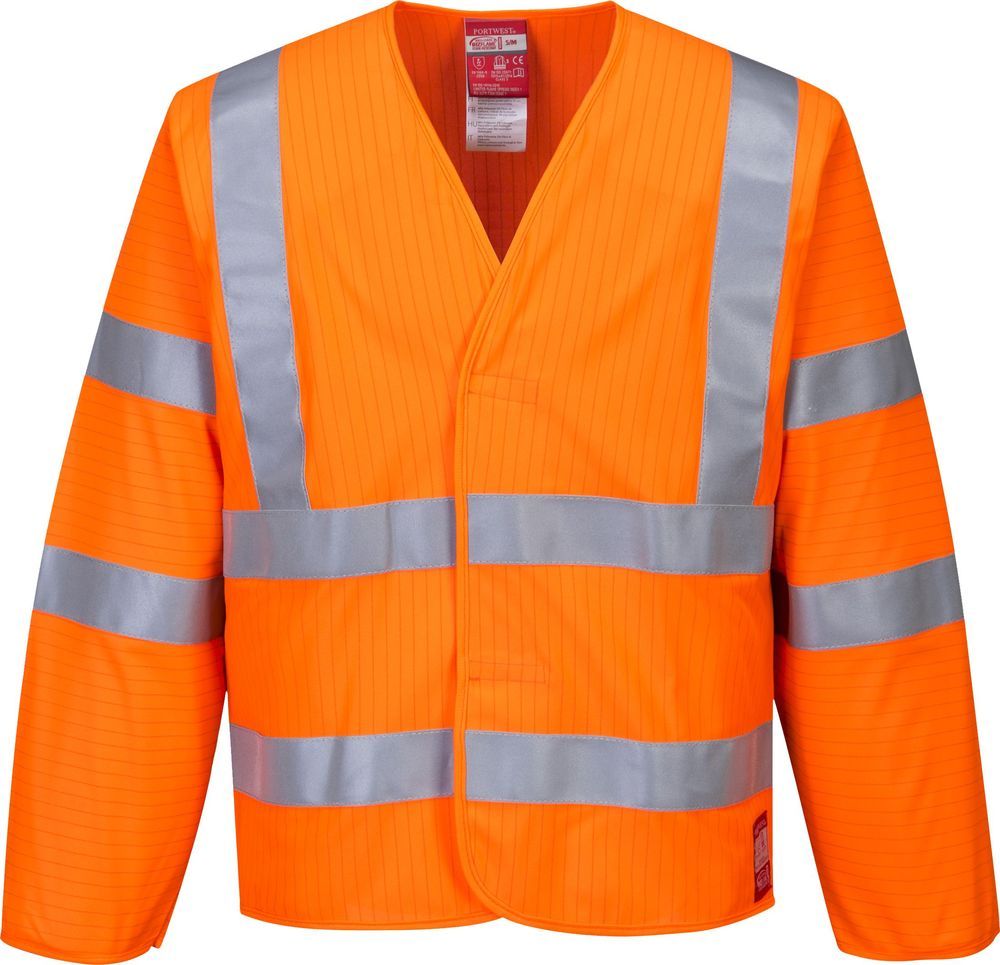FR85 Xhaketë Hi-Vis Anti-statike - Rezistente ndaj Flakës 