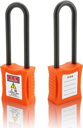 202L 6.3mm/76mm Χάλκινο σώμα & Νάιλον δεσμά LOTO Λουκέτα