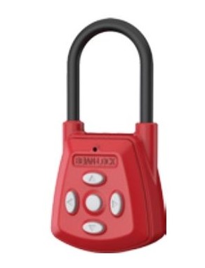 SP03B 4.5/38mm Smart Code Button Padlock Nylon Shackle