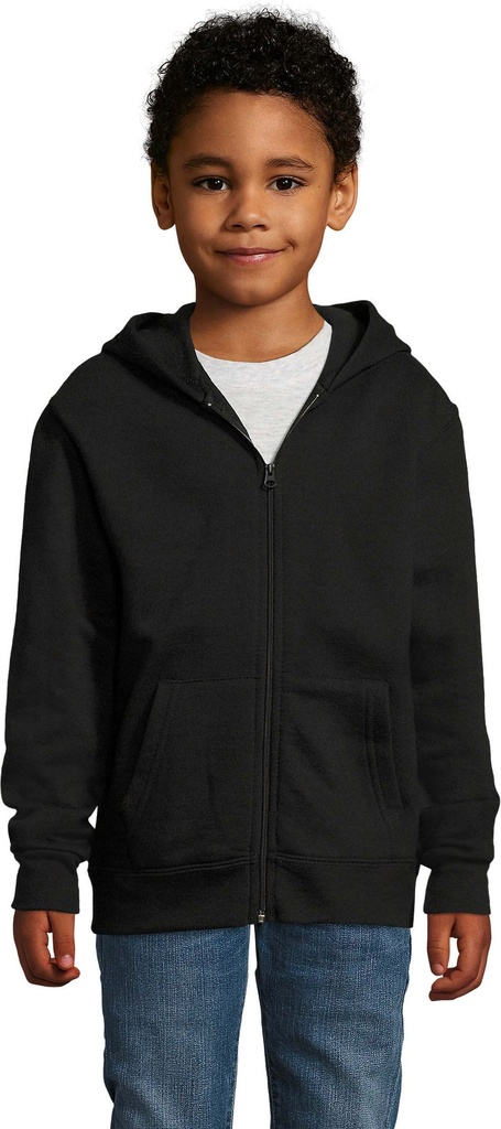 02092 STONE KIDS Φούτερ Brushed Ζακέτα Εργασίας Fleece 50% Βαμβάκι 50% Πολυεστέρας