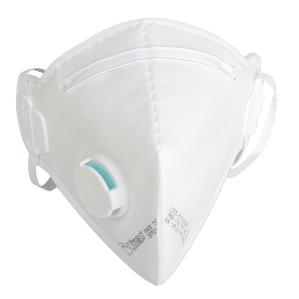1720-V Fold Flat Mask with Valve FFP2 NR