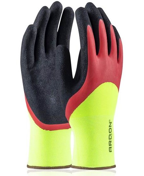 A8107 PETRAX DOUBLE 3/4 Latex coated Ασφάλεια Προστατευτικά γάντια εργασίας