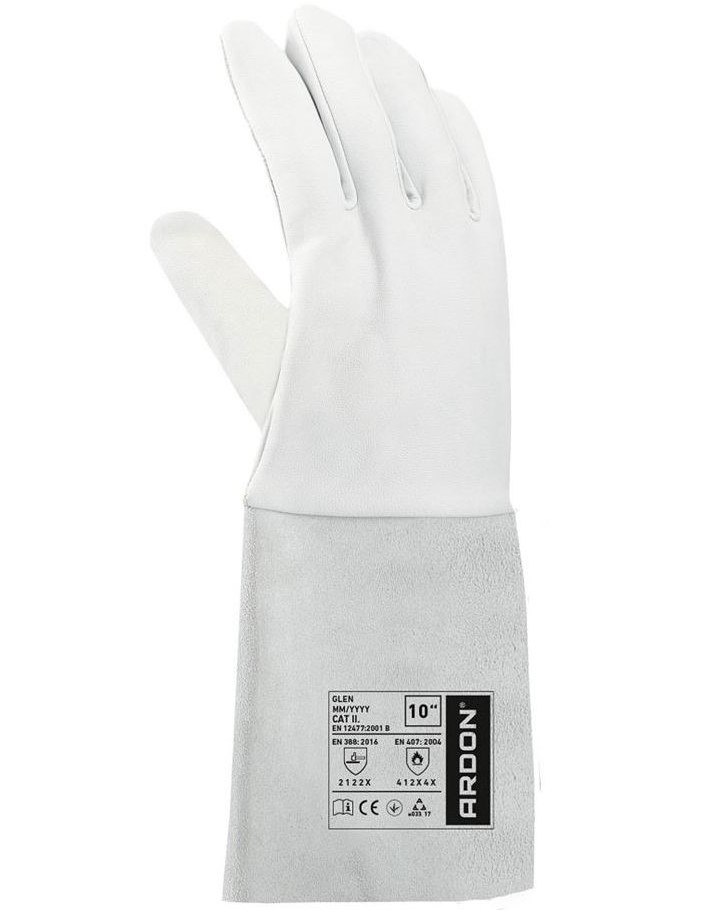 A2010 GLEN Tig Welding Leather Ασφάλεια Προστατευτικά γάντια εργασίας