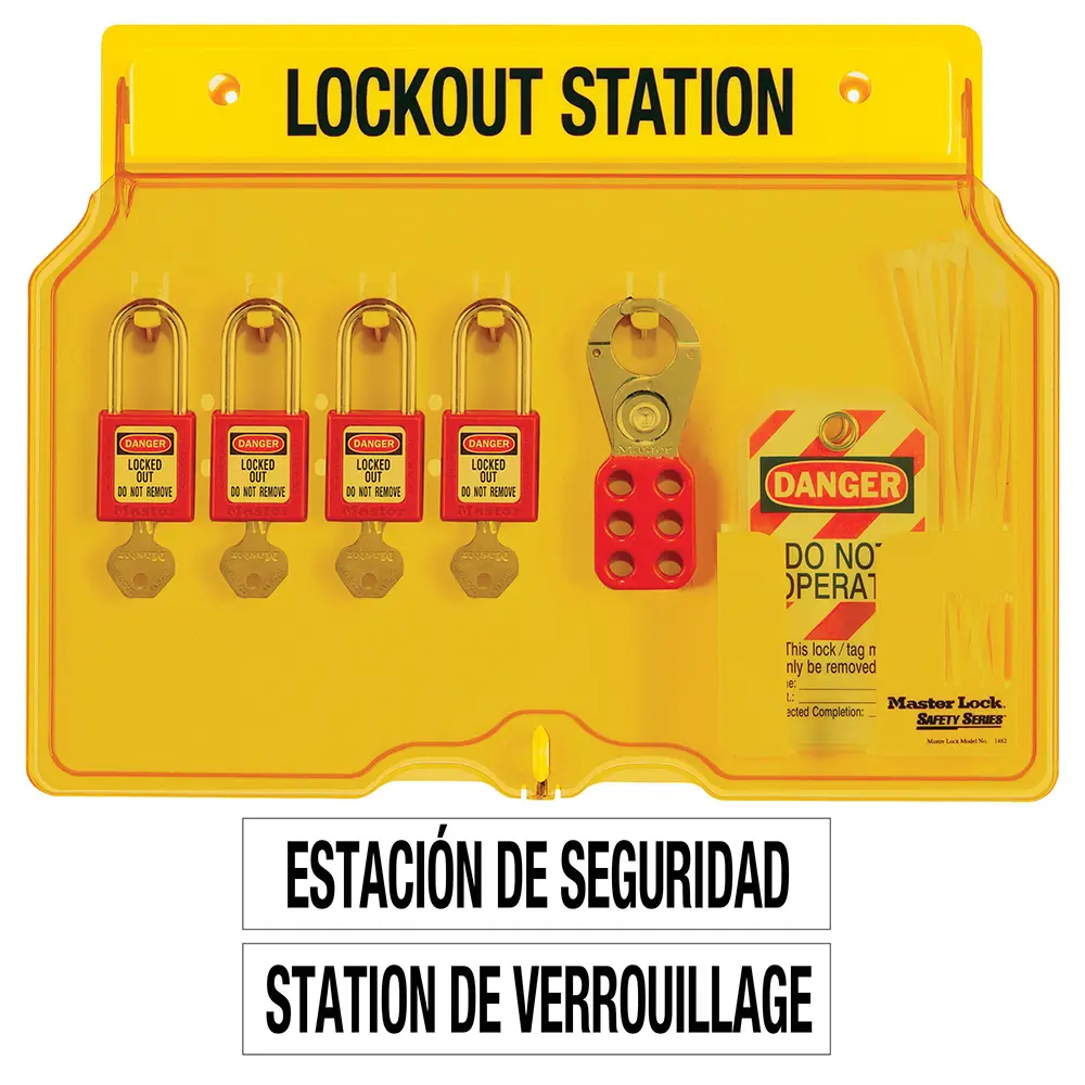 1482BP410 4 PADLOCK STATION 410