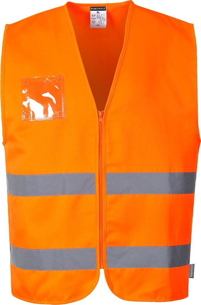 C497 Hi-Vis Polycotton Vest***