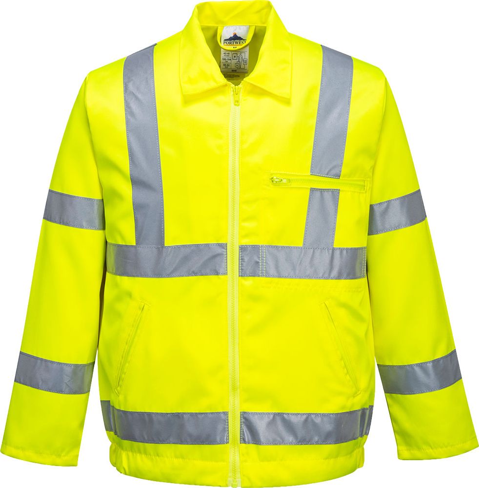 E040 Hi-Vis Polycotton Jacket***
