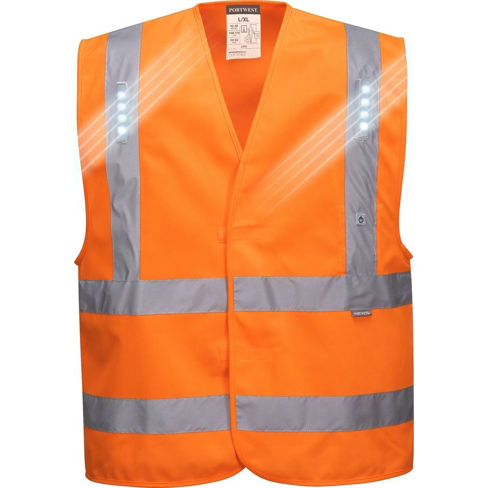 L470 Vega LED Hi-Vis Vest***