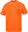S578 Day-Vis Pocket Short Sleeve T-Shirt***