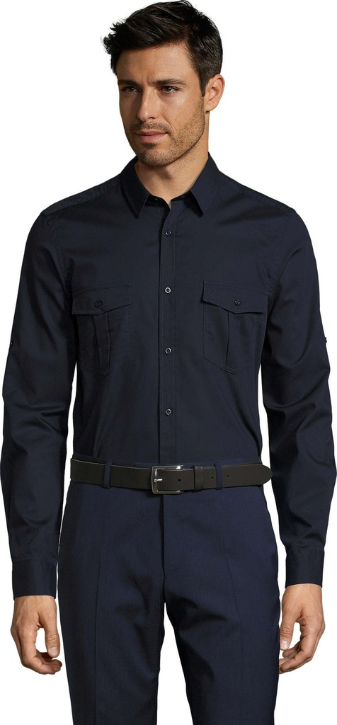 02763 BURMA MEN Shirt Poplin 100% Pambuk