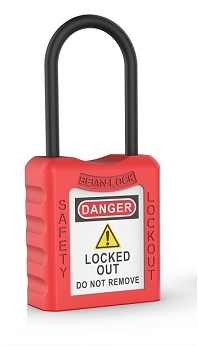 701B 4mm/38mm Thin Nylon Shackle Safety Padlock