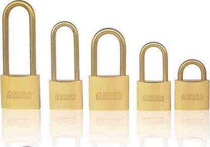 6438 6.3mm/38mm All Brass Safety Padlock