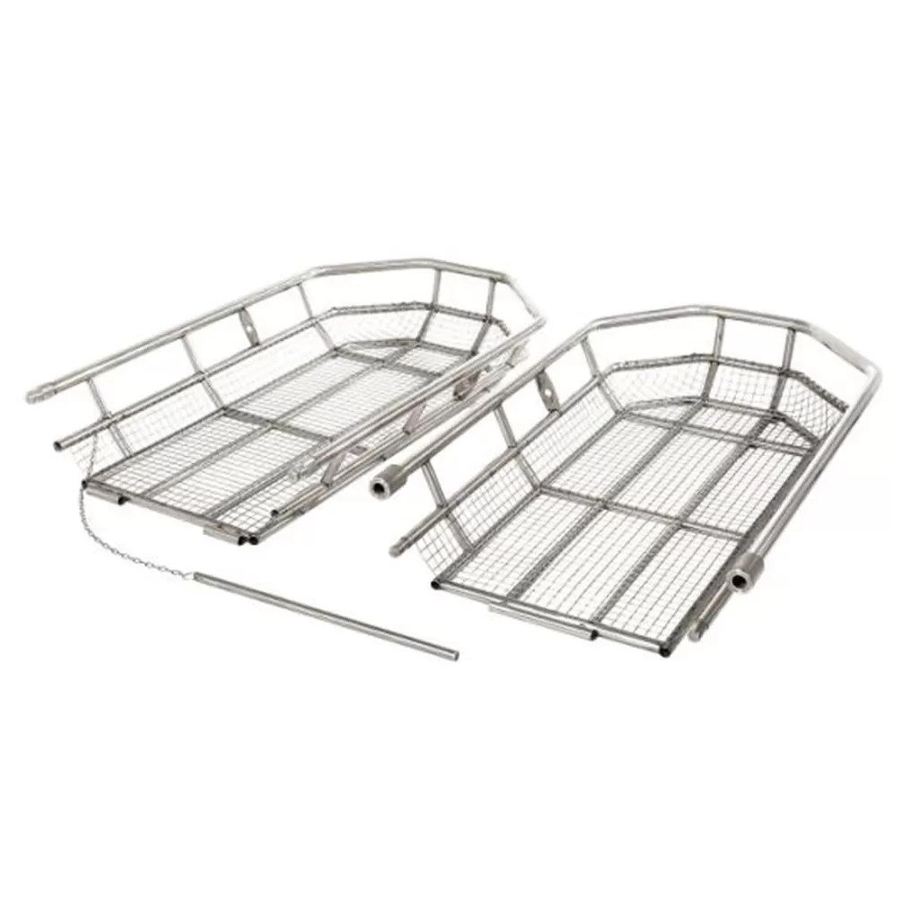 02.05.0122 Metal Basket Stretcher "HERMES II" (Two-Piece)