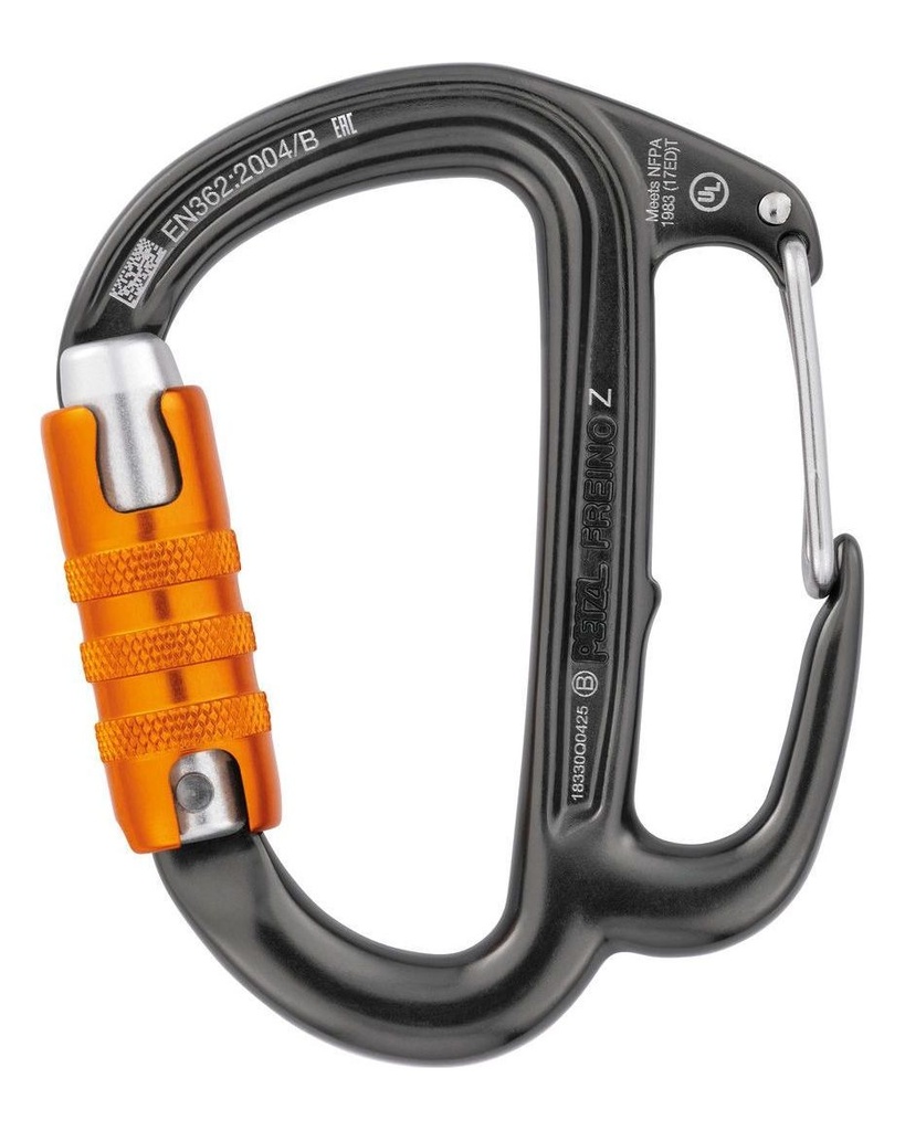 M042BA00 FREINO Z Automatic locking carabiner with friction spur for STOP and SIMPLE descenders
