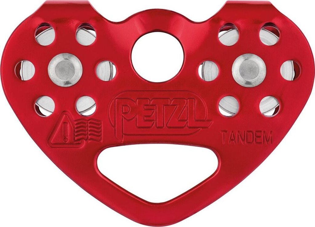 P21 TANDEM® Διπλή τροχαλία για ταξίδι κατά μήκος σχοινιών