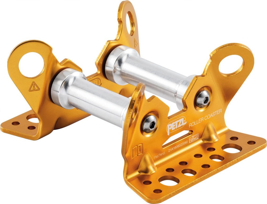 R005AA00 ROLLER COASTER Reversible rope protector on bearings for a moving rope