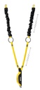 L015 ABSORBICA®-Y TIE-BACK Double lanyard with integrated intermediate tie-back rings and energy absorber