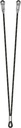L051AA JANE-Y for fall arrest lanyard Double lanyard for making a fall arrest lanyard