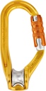 P74 ROLLCLIP A Pulley-carabiner that facilitates installation of the rope when pulley is connected to the anchor