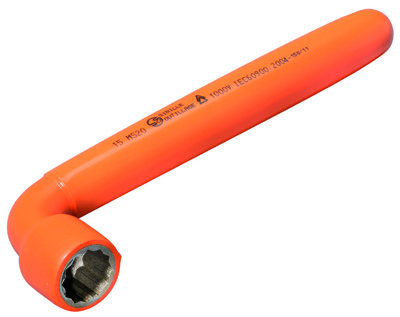MS20 1000V Insulated single head socket spanner 12-sided