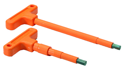 IS23TPC 1000V Insulated male T-handle hex keys, Short version, 6 -sided