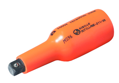 MS96 1000V Insulated socket adapter 3/8" to 1/4"