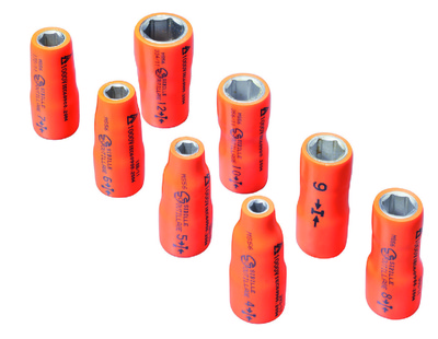 MS56 1000V Insulated female hexagonal socket 1/4" square drive