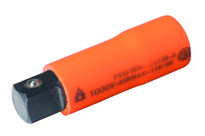 MS95 1000V Insulated socket adapter 1/4" – 3/8"