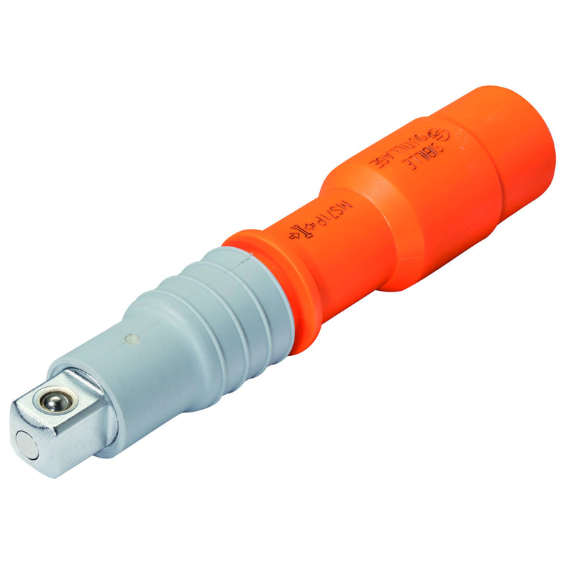 MS71P 1000V Insulated short extension 1/2&quot; with mechanical locking