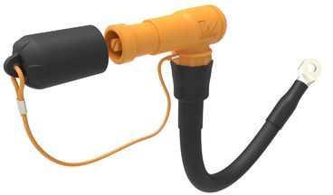 TW4130 M12/Lug Ø14 flexible shunt cable