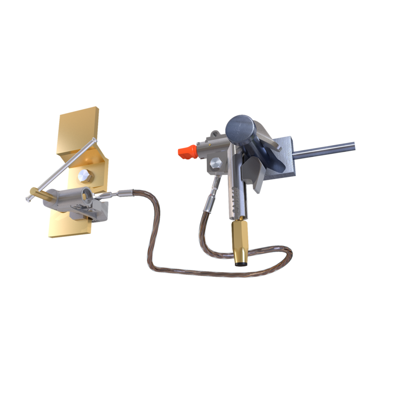 SMAPE Earthing system with interlocking between the line clamp and the earth clamp