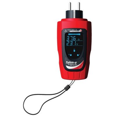 TE-FR100 Power socket tester, earth connection impedance meter