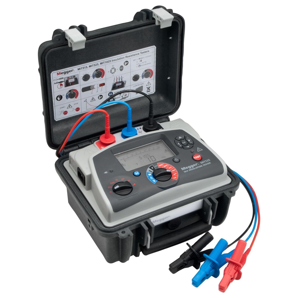 MIT525 5 kV diagnostic insulation resistance tester