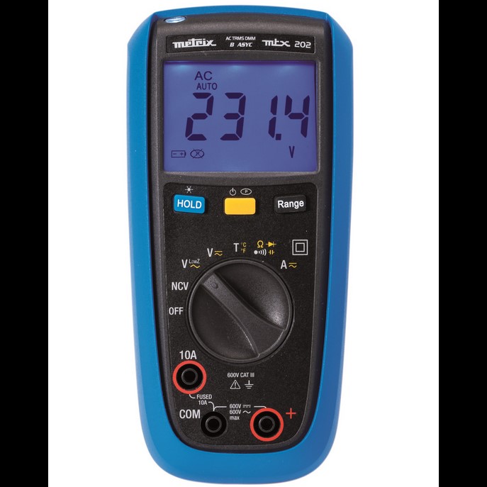 MTX202 TRMS AC digital multimeter