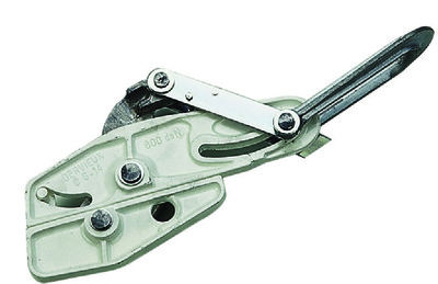 Cable clamps with aluminium alloy jaws