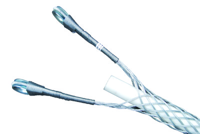 C90 Double loop pulling sleeve or cable puller in galvanised steel