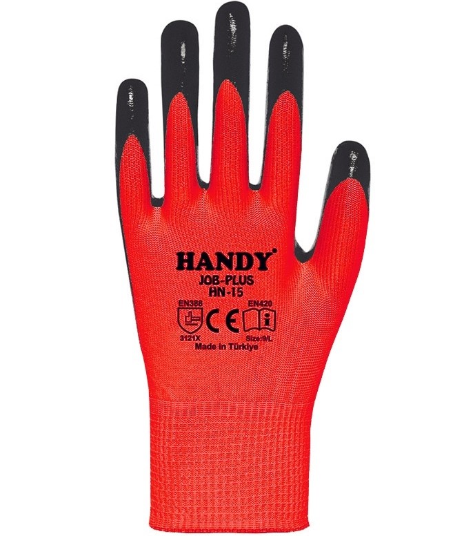 HN-15 JOB-PLUS Nitrile Coated Gloves