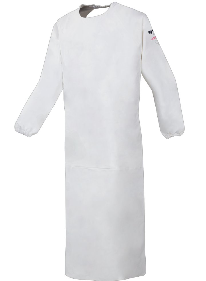 Boulogne Chemical Food Apron with sleeves 