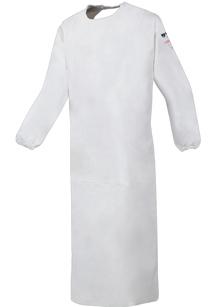 Boulogne Chemical Food Apron with sleeves