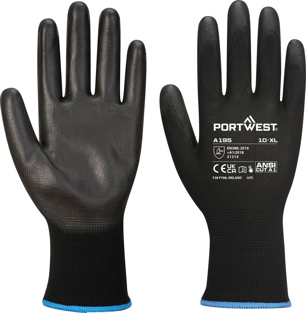 A195 PU Touchscreen Glove