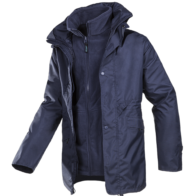 Crossfield 3 in 1 winter jacket with detachable fleece jacket
